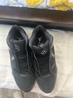 Jordan Men's Black High-Top Basketball Sneakers